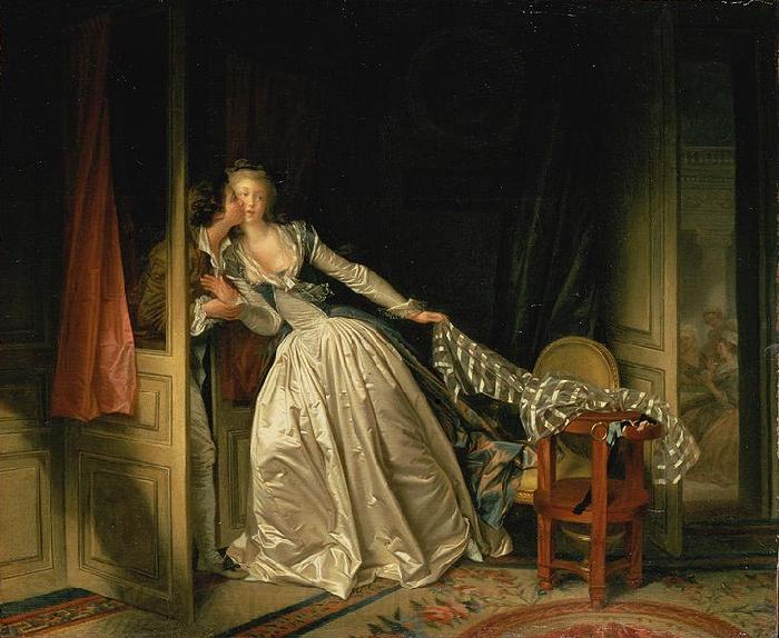 Jean-Honore Fragonard The Stolen Kiss